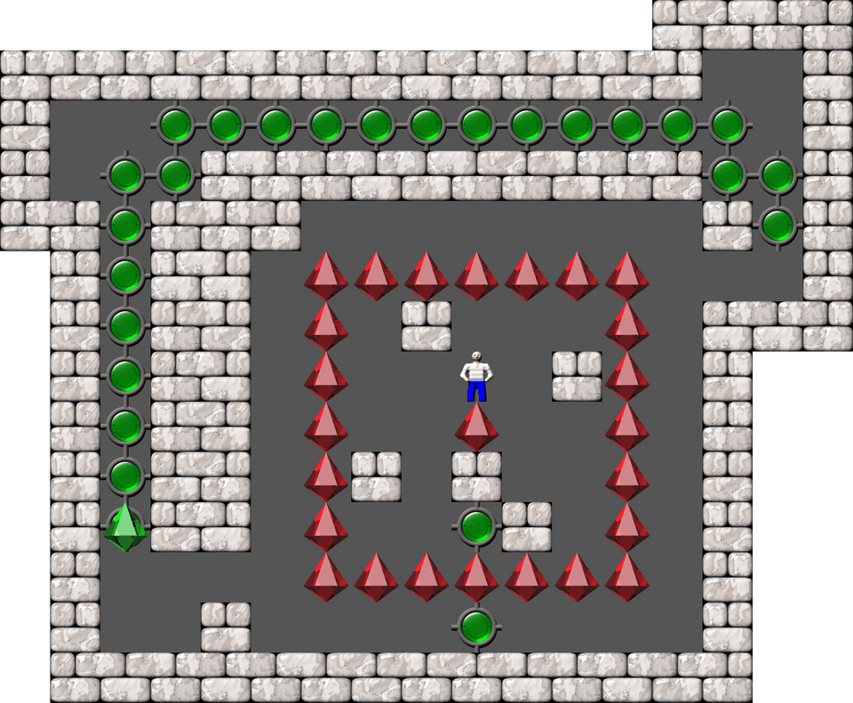 Sokoban Monry and Panda Arranged level 97